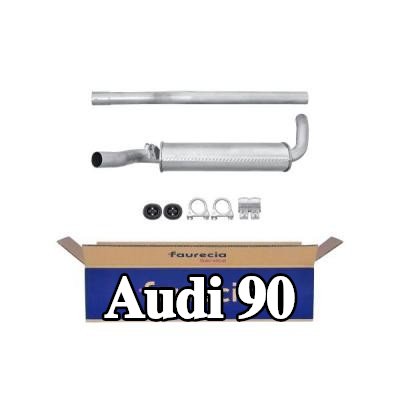 HELLA كاتم صوت وسط مع قطع التثبيت — Audi 90