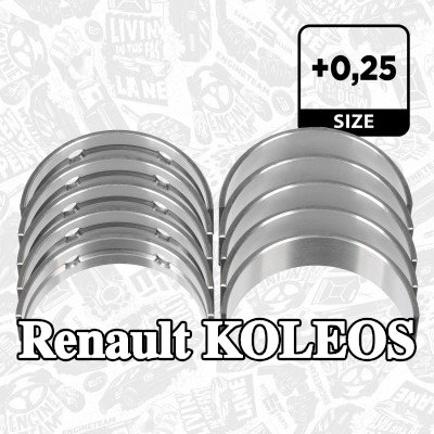ET ENGINETEAM مجموعة محامل العمود المرفقي — Renault Koleos