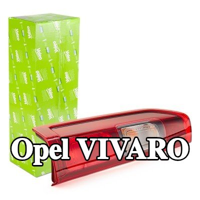 VALEO المصباح الخلفي قطعة أصلية, يسار, مع حامل لمبة — 2016 Opel Vivaro
