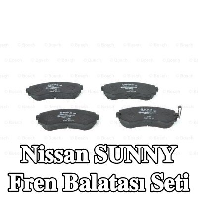 BOSCH Fren balatası seti 15, 9mm — 1990 Nissan Sunny