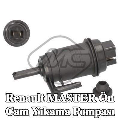 Metalcaucho Ön cam yıkama pompası 12V, cam temizleme sistemi için — 1995 Renault Master