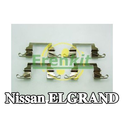 FRENKIT طقم تركيب وسادات الفرامل للمحور الأمامي — 2000 Nissan Elgrand