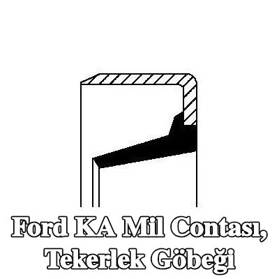 CORTECO Mil contası, tekerlek göbeği — Ford Ka