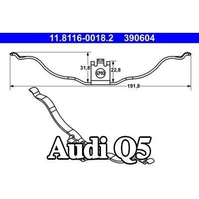 ATE زنبرك، مكبس الفرامل — Audi Q5