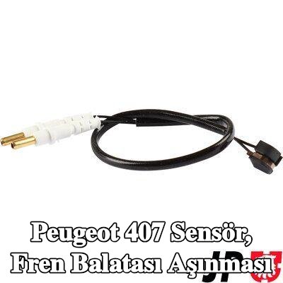 JP GROUP Sensör, fren balatası aşınması — Peugeot 407