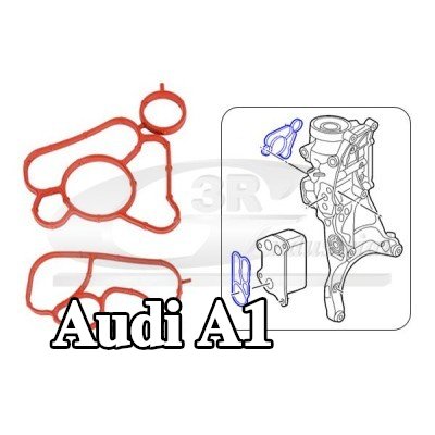 3RG مجموعة حشيات، مبرد الزيت — Audi A1