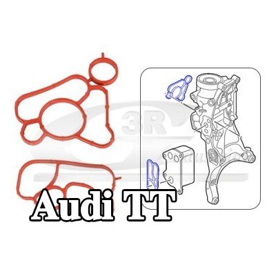 3RG مجموعة حشيات، مبرد الزيت — Audi Tt