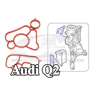 3RG مجموعة حشيات، مبرد الزيت — Audi Q2