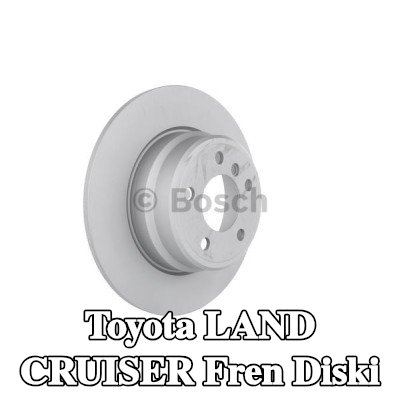 BOSCH Fren diski Dış Çap: 323, 8mm, düz, Kaplamalı — Toyota Land Cruiser