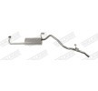 WALKER Arka susturucu 2100mm, montaj parçaları olmadan — 1990 Toyota Land Cruiser (1)
