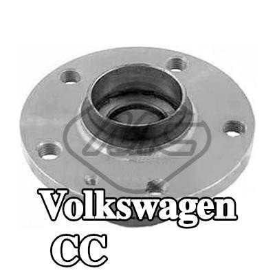 Metalcaucho محور العجلة المحور الخلفي على كلا الجانبين, مع محمل دوار — Volkswagen Cc