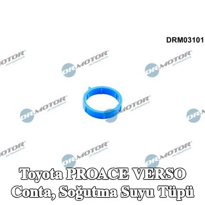 DR.MOTOR AUTOMOTIVE Conta, soğutma suyu tüpü — Toyota Proace Verso