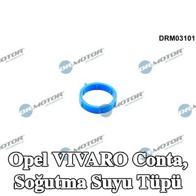 DR.MOTOR AUTOMOTIVE Conta, soğutma suyu tüpü — Opel Vivaro