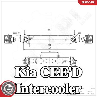 ESEN SKV Intercooler — Kia Cee'd