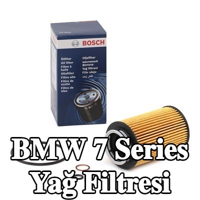 BOSCH Contalı/sızdırmazlık elemanlı yağ filtresi — 2012 BMW 7 Series
