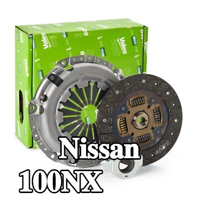 VALEO طقم القابض KIT3P, مع محمل تحرير القابض — Nissan 100nx