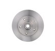 BOSCH القطر الخارجي لقرص المكابح: 260mm, صلب, مشحم, مع حلقة مستشعر ABS, مع محمل العجلة — Renault Fluence (5)