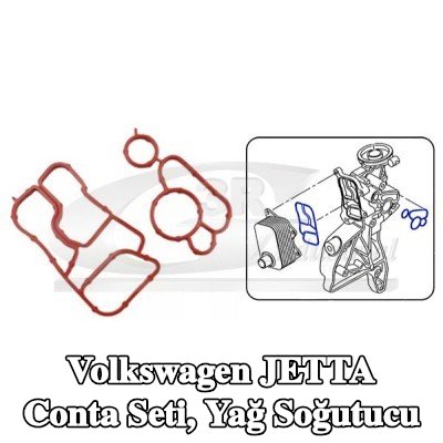 3RG Conta Seti, yağ soğutucu — 2005 Volkswagen Jetta