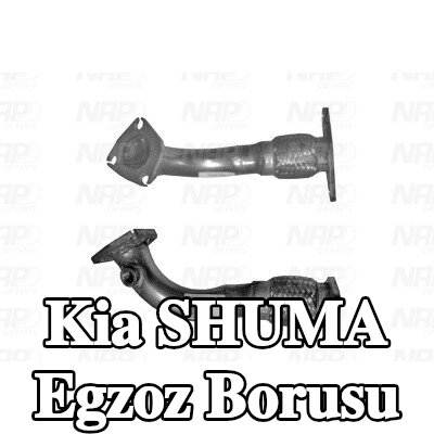 NAP carparts Egzoz Borusu — Kia Shuma