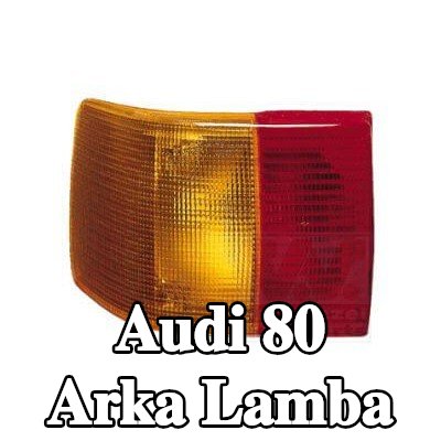 VAN WEZEL Arka lamba Sol, ampul yuvası olmadan — Audi 80