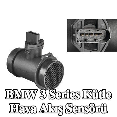 VALEO Kütle hava akış sensörü 12V, entegre hava sıcaklığı sensörlü — 1995 BMW 3 Series