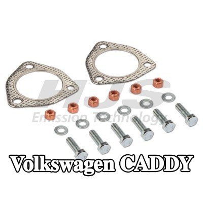 HJS مجموعة تركيب المحول الحفاز — 1990 Volkswagen Caddy