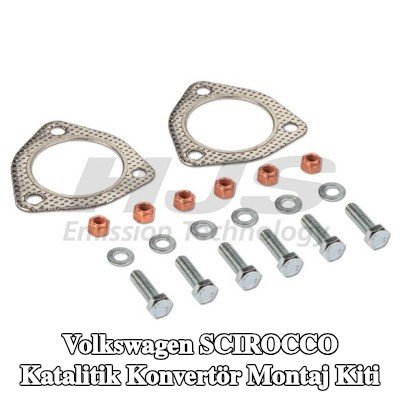 HJS Katalitik konvertör montaj kiti — 1990 Volkswagen Scirocco