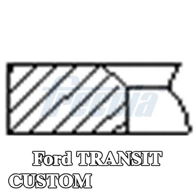 FRECCIA مجموعة حلقات المكبس — Ford Transit Custom
