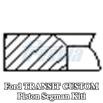 FRECCIA Piston Segman Kiti — Ford Transit Custom