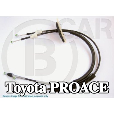B CAR كابل محدد السرعة مزدوج, بدون ذراع — 2017 Toyota Proace