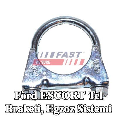 FAST Tel braketi, egzoz sistemi — 1990 Ford Escort
