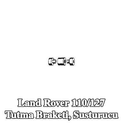 VEGAZ Tutma braketi, susturucu — Land Rover 110/127