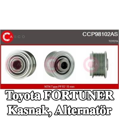 CASCO Kasnak, alternatör — 2012 Toyota Fortuner