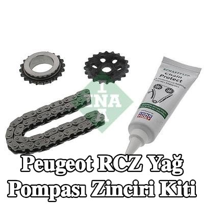 INA Dişliler dahil yağ pompası zinciri kiti — Peugeot Rcz