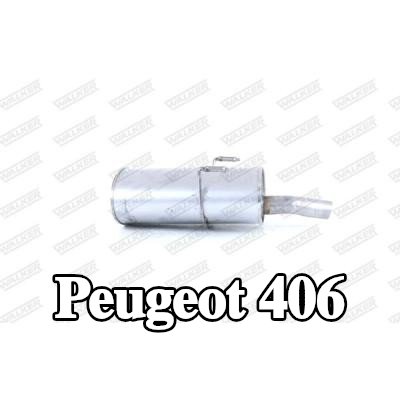 WALKER كاتم الصوت الخلفي 615mm, بدون قطع التثبيت — 1995 Peugeot 406