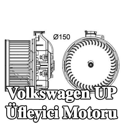 MAHLE Üfleyici motoru 12V — Volkswagen Up