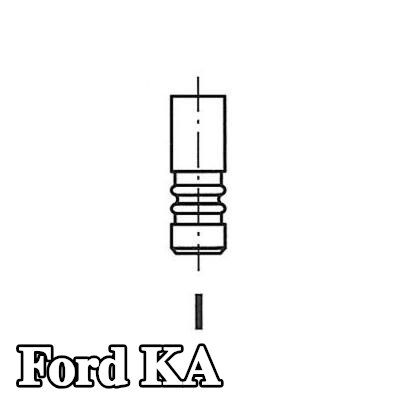 FRECCIA صمام العادم ساق صمام مطلية بالكروم — 2012 Ford Ka