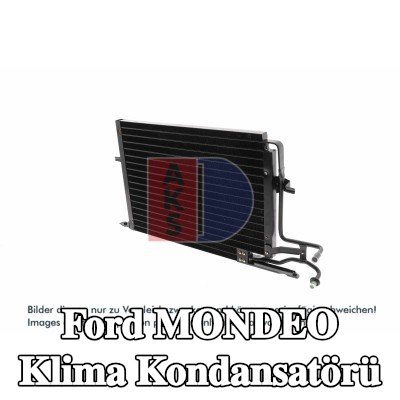 AKS DASIS Kurutucusuz klima kondansatörü — 1995 Ford Mondeo