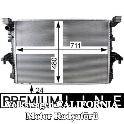 MAHLE Motor radyatörü — 2016 Volkswagen California