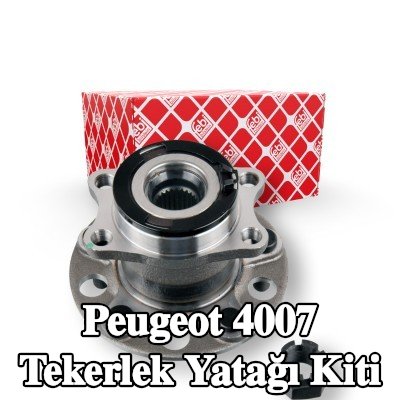 FEBI BILSTEIN Tekerlek yatağı kiti Arka Aks, Tekerlek göbeğine entegre tekerlek yatağı, ABS sensör halkalı, entegre manyetik sensör halkalı, tekerlek göbeği ile — Peugeot 4007