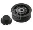 FEBI BILSTEIN Saptırma / kılavuz kasnağı, V-ribbed belt Outer Diameter: 75mm — Renault Fluence (1)