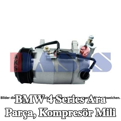 AKS DASIS Ara parça, kompresör mili — BMW 4 Series