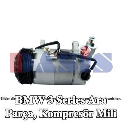 AKS DASIS Ara parça, kompresör mili — BMW 3 Series