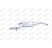 WALKER Orta susturucu 1110mm, montaj parçaları olmadan — Volkswagen Touran (1)