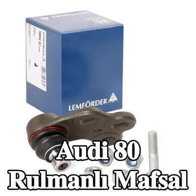LEMFÖRDER Ön Aks Sağ Bilyeli Mafsal, Alt, aksesuarlarla, oval flanşlı delikli — Audi 80
