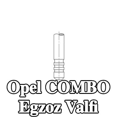 GIEFFE Egzoz valfi Krom kaplı valf gövdesi, Stellite kaplı valf sapı ucu — 1997 Opel Combo