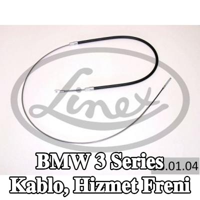 LINEX Kablo, hizmet freni — 1990 BMW 3 Series