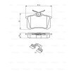 BOSCH Fren balatası seti 16, 2mm, cıvata/vida ile, aksesuarlarla, yaylı — Renault Modus / Grand Modus (4)