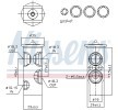 NISSENS AC genleşme valfi — Toyota Paseo (6)