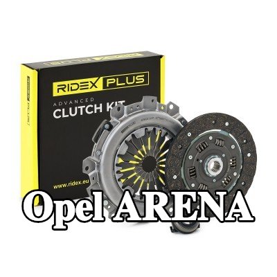 RIDEX PLUS طقم القابض مع قرص القابض, مع محمل تحرير القابض, مع صفيحة ضغط القابض — 1997 Opel Arena